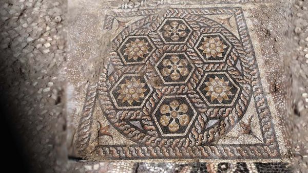 Roman Dining Room Mosaics in Egypt?